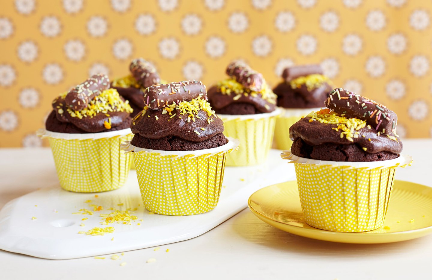 Påskemuffins med sjokolade