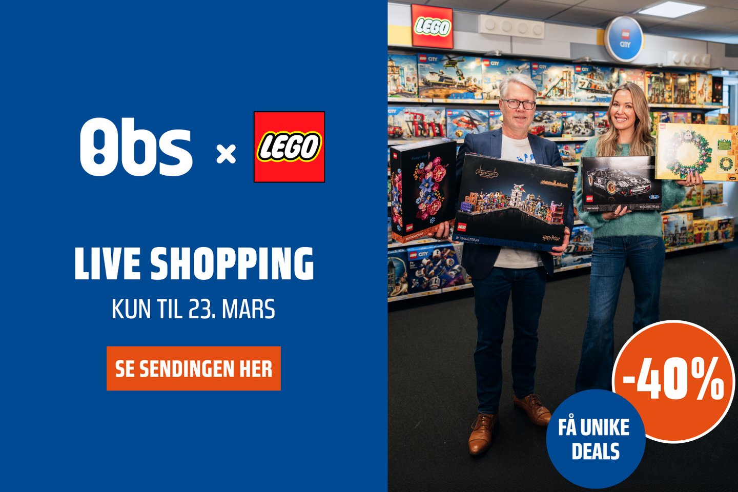 Live hsopping etter sending