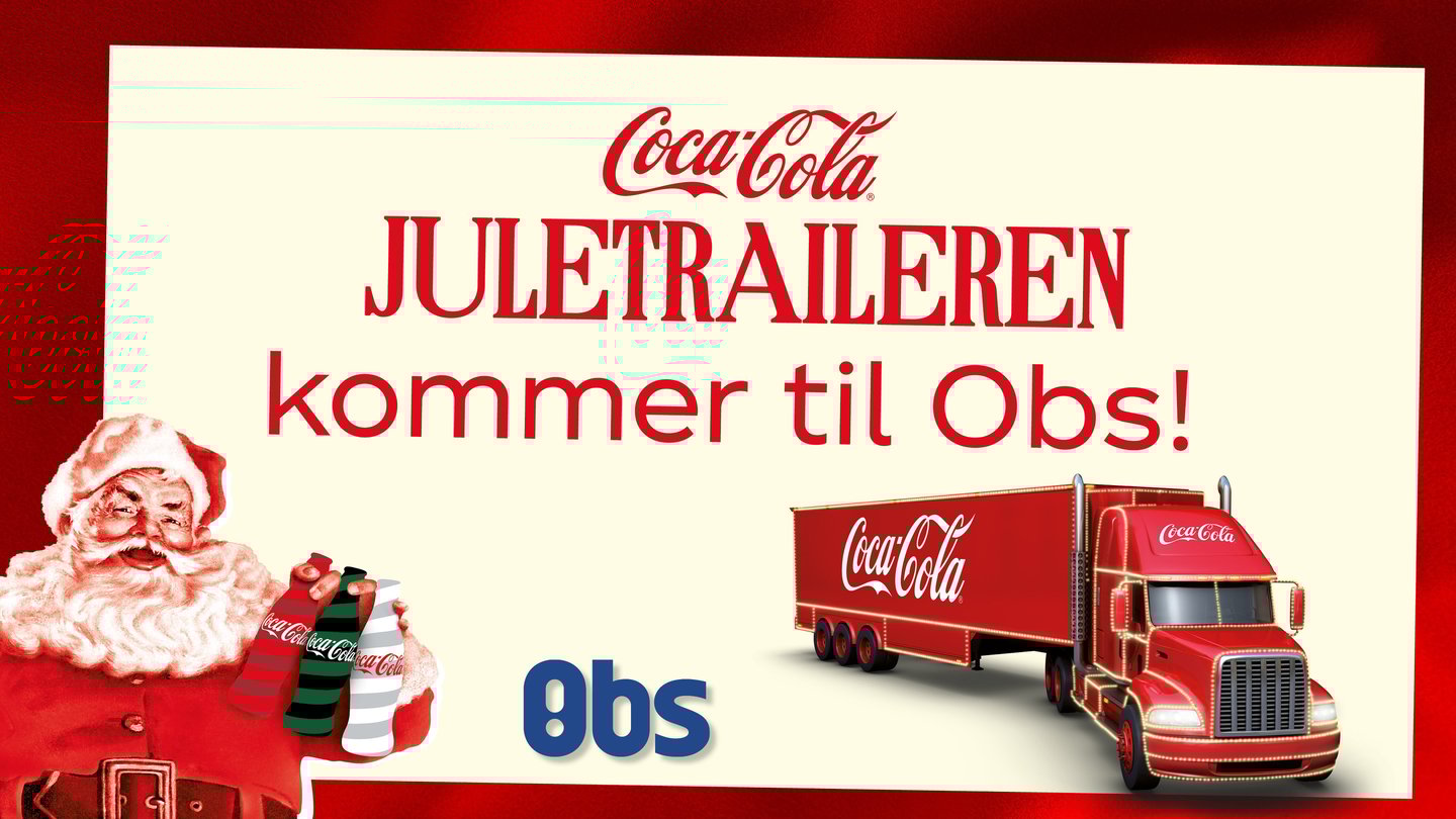 Coca-Cola Caravan kommer til Obs