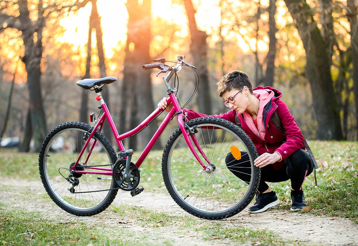 Slik lapper du sykkeldekket