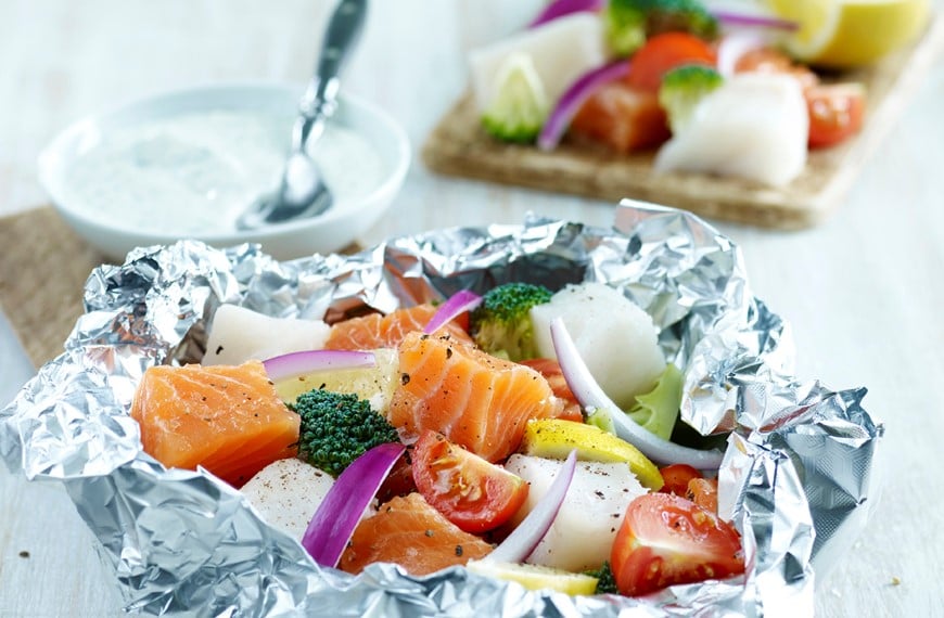 Fiskepakker i folie