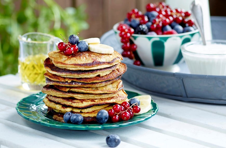 Sveler med havregryn og banan