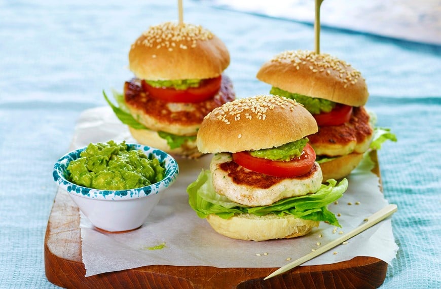 Hjemmelaget fiskeburger