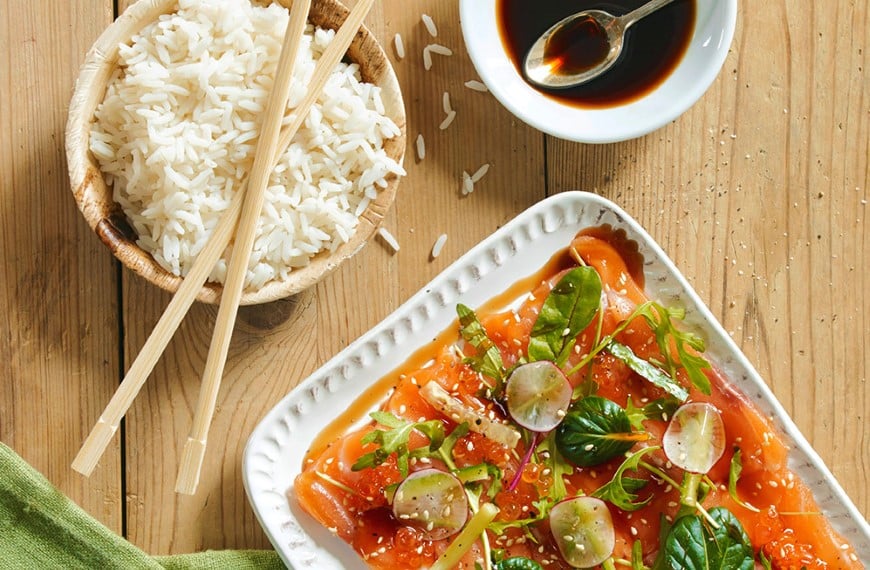 Sashimi av laks