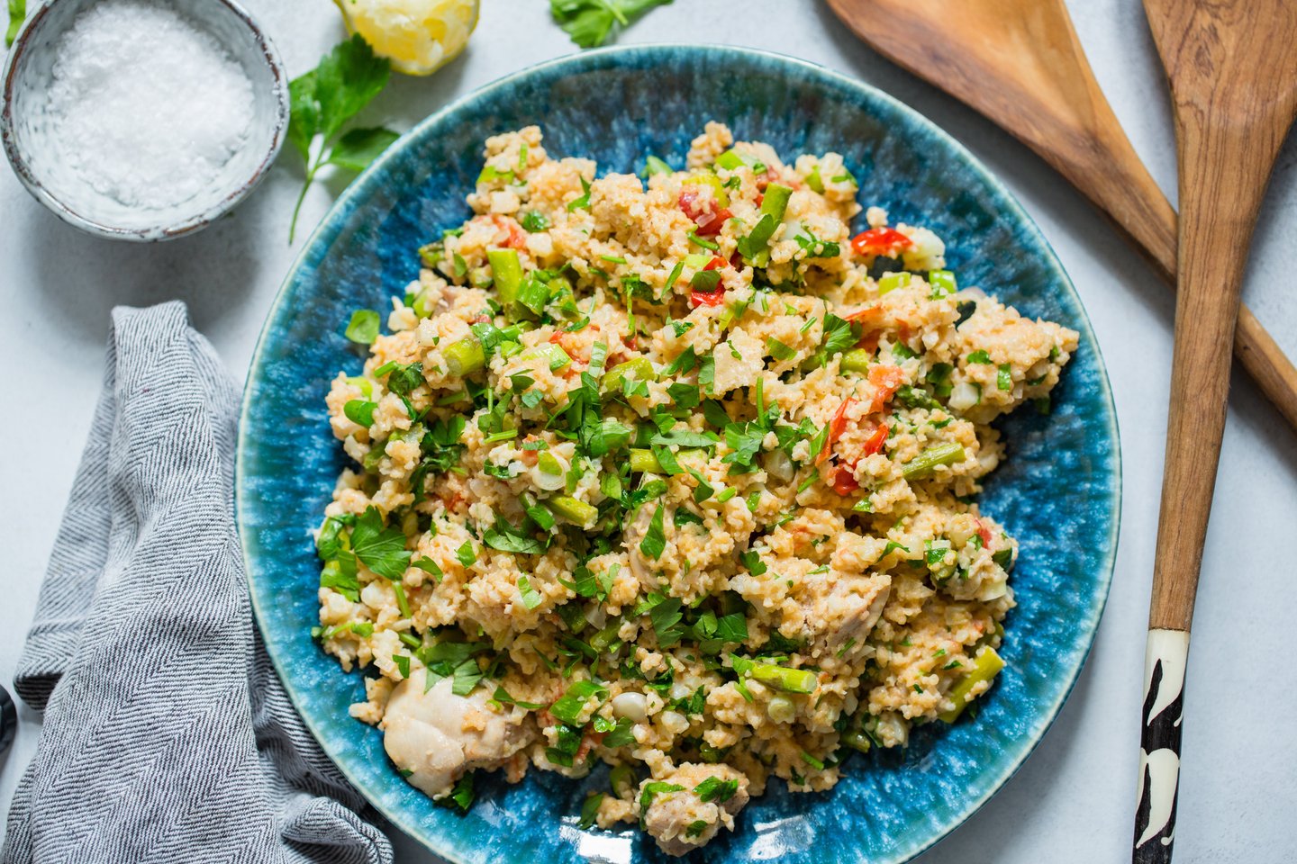 «One pot» blomkål- og kyllinggryte