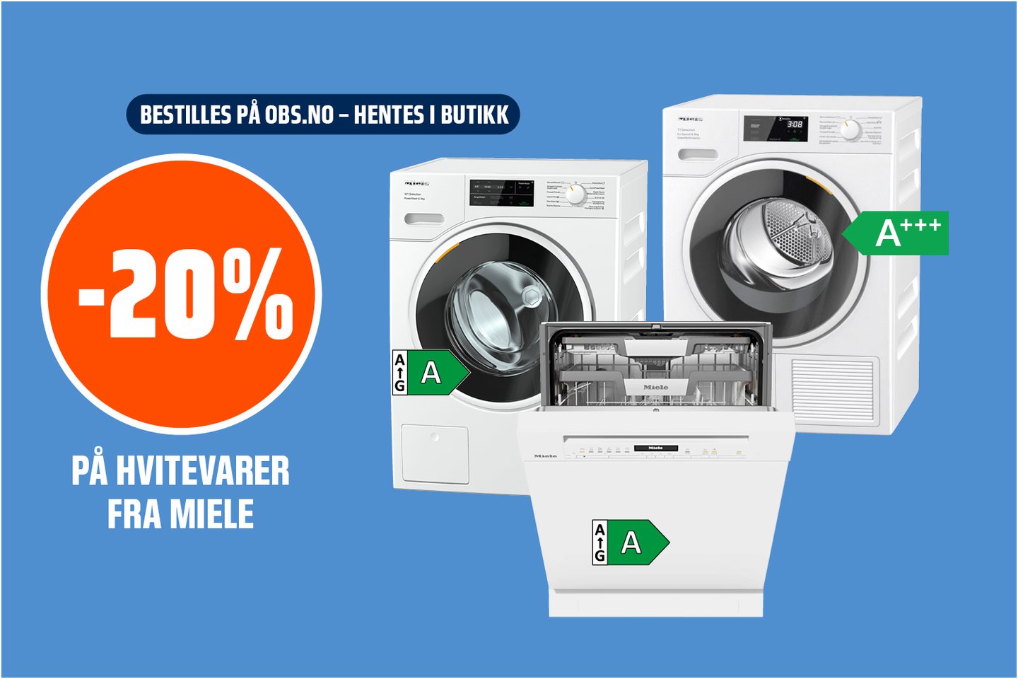 Hvitevarer -20%