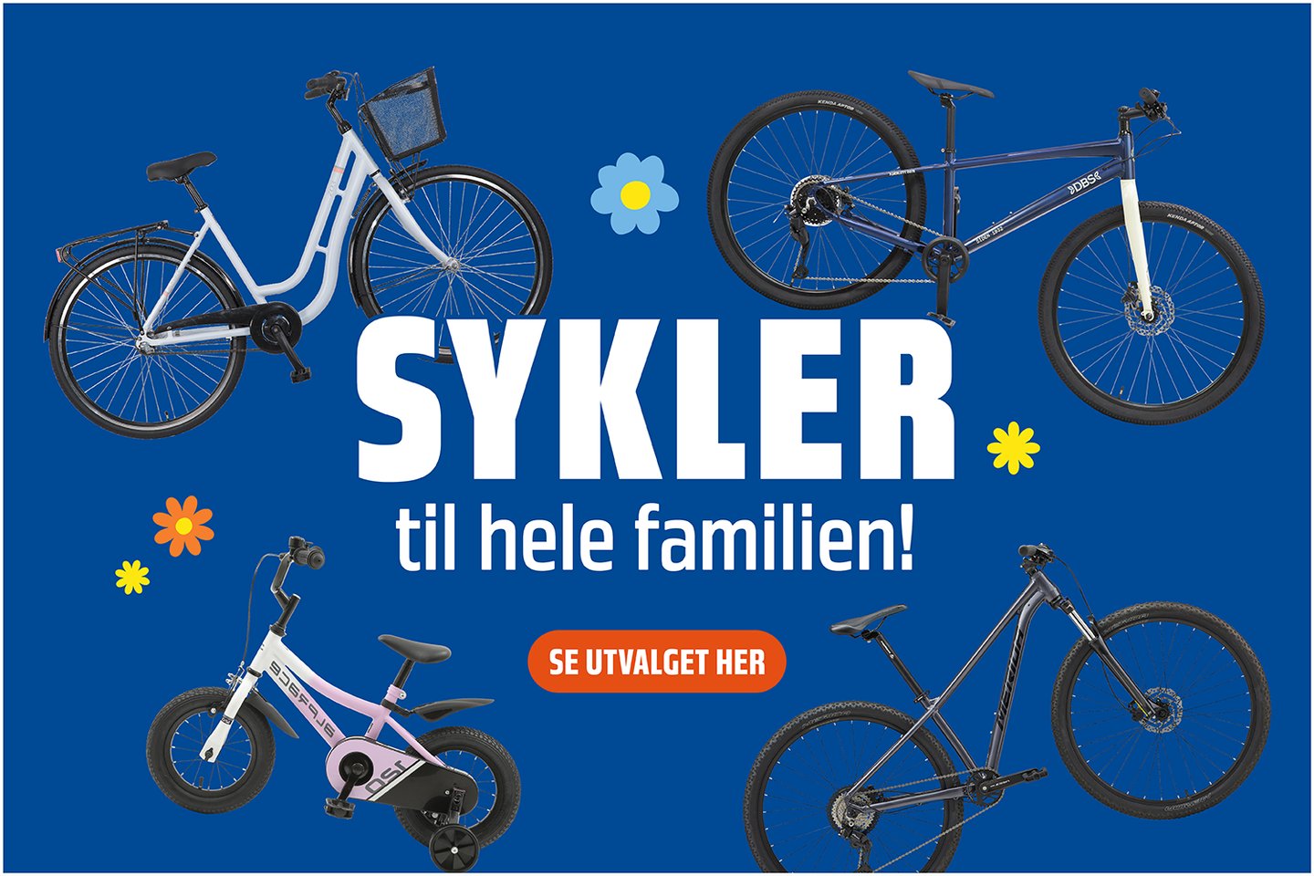 Sykler til hele familien