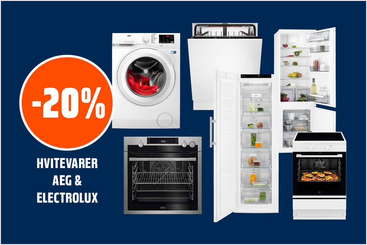 Hvitevarer -20%