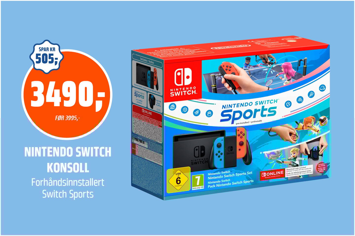 Nintendo switch sport