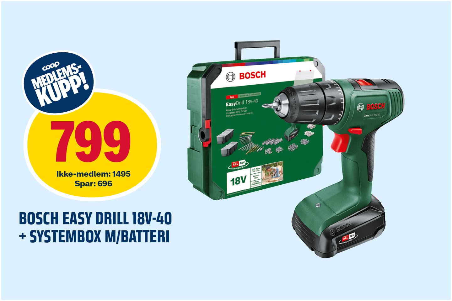 Bosch drillsett
