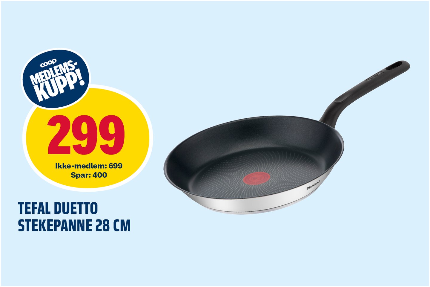 Tefal stekepanne medlemskupp