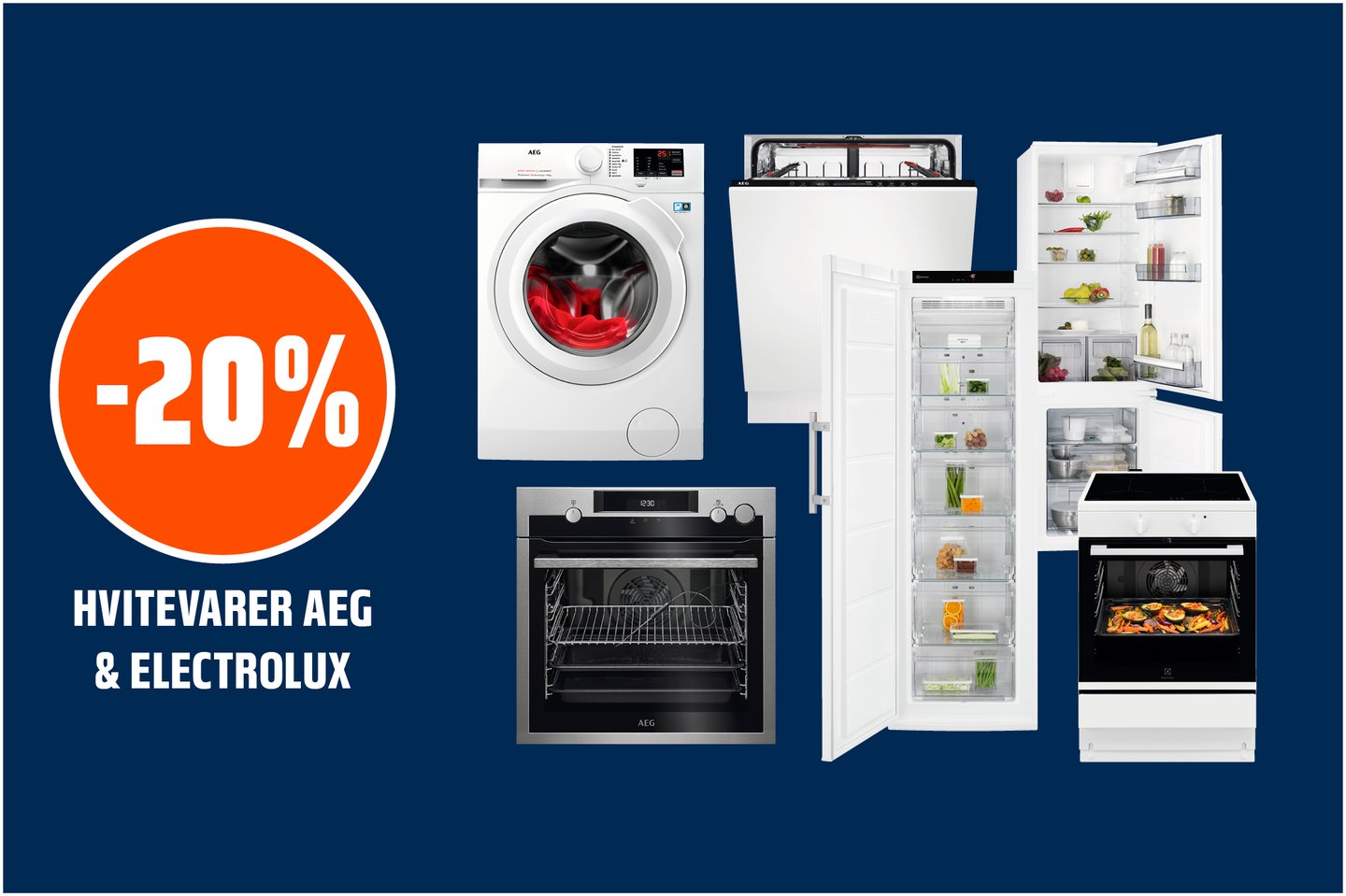 Hvitevarer -20%