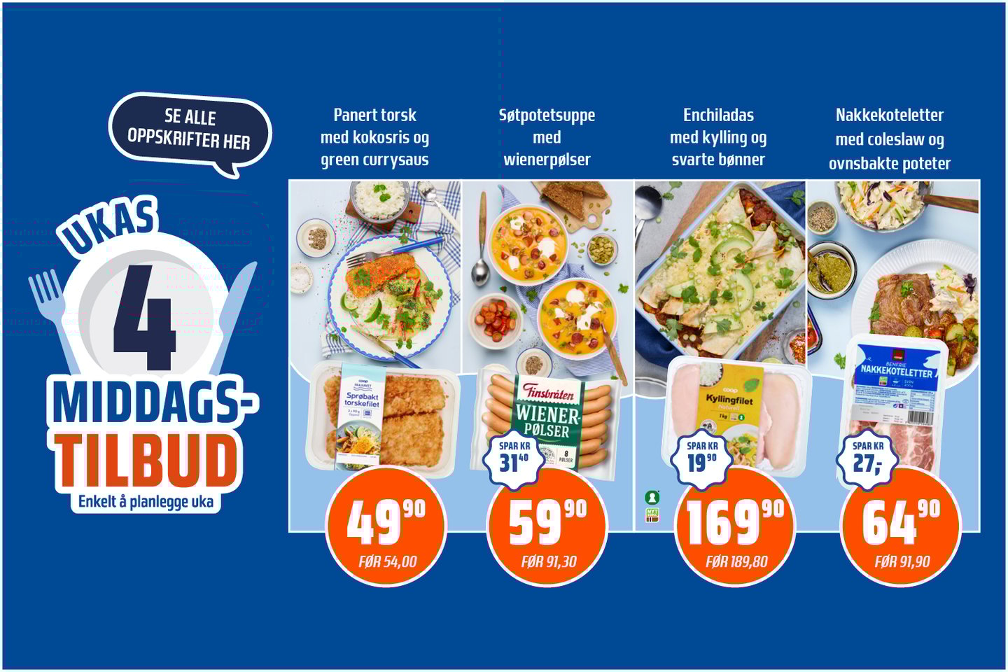 Ukas middagstilbud uke 45