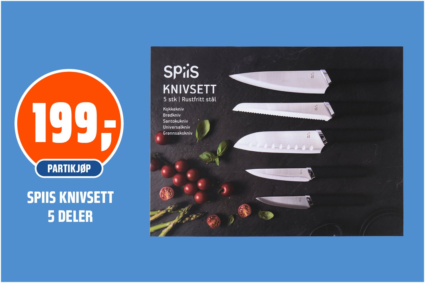 Spiis knivsett