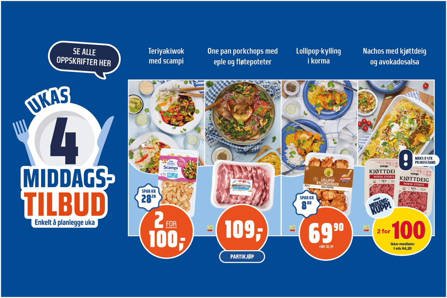 Ukas middagstilbud uke 46