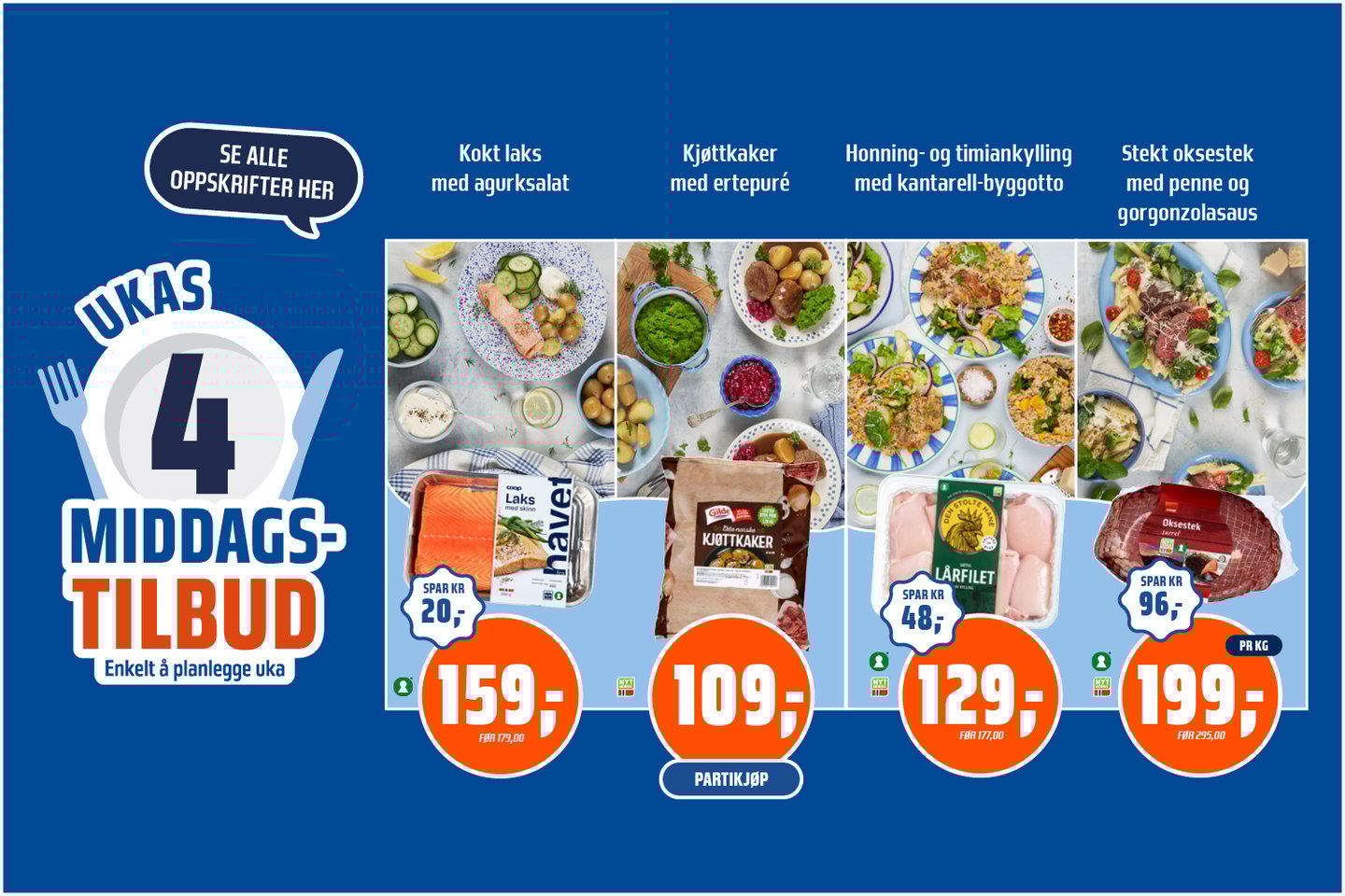 Ukas middagstilbud uke 48