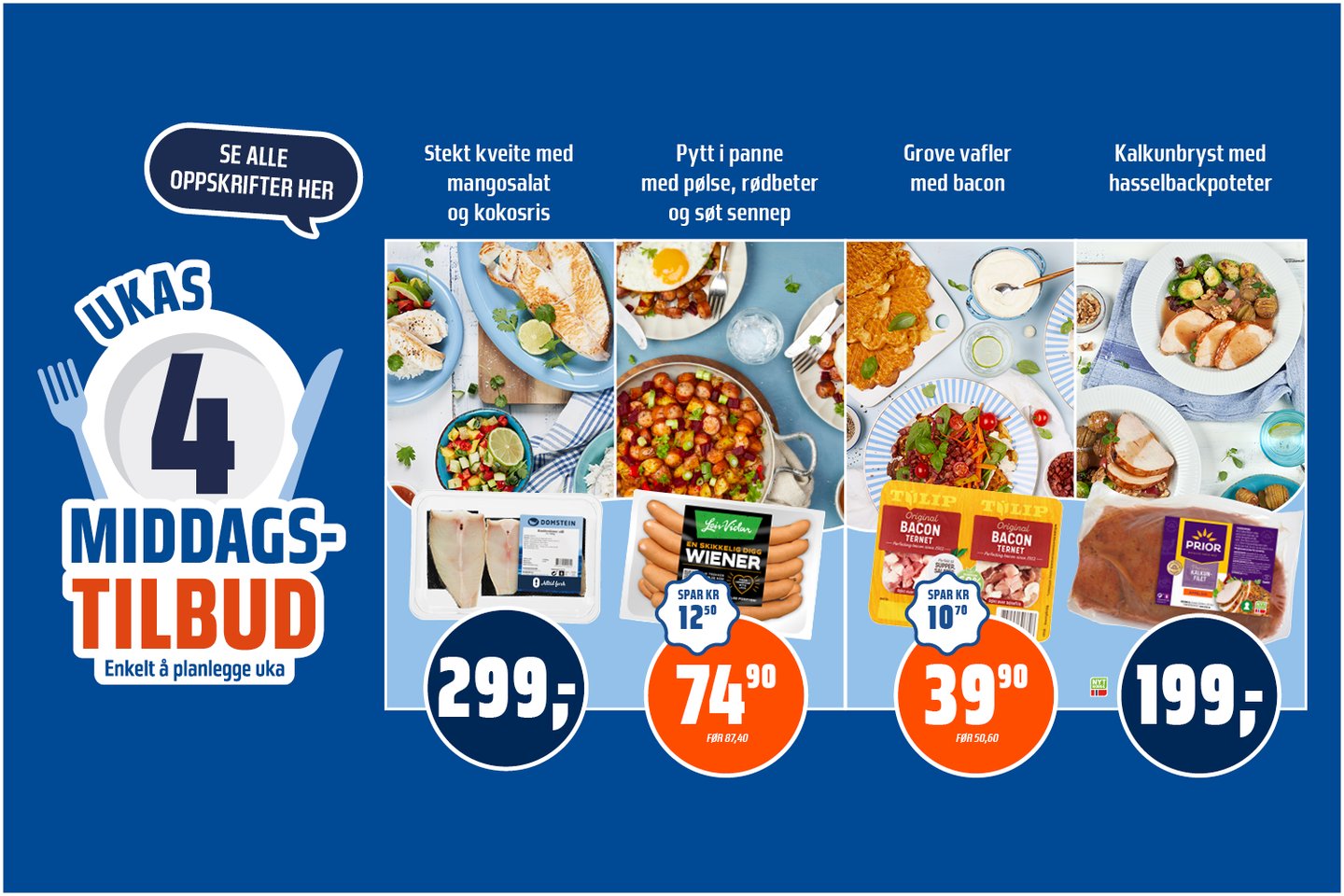 Ukas middagstilbud uke 51