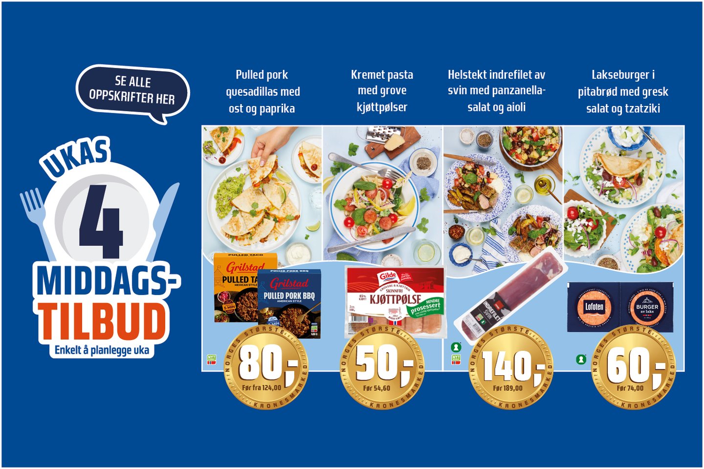 Ukas middagstilbud uke 10