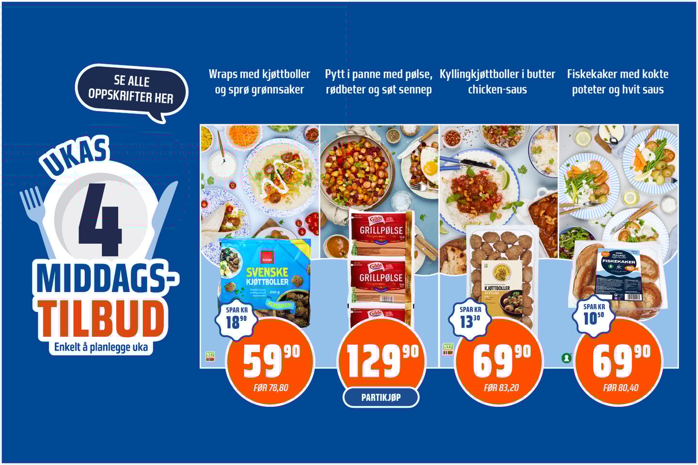 Ukas middagstilbud uke 15