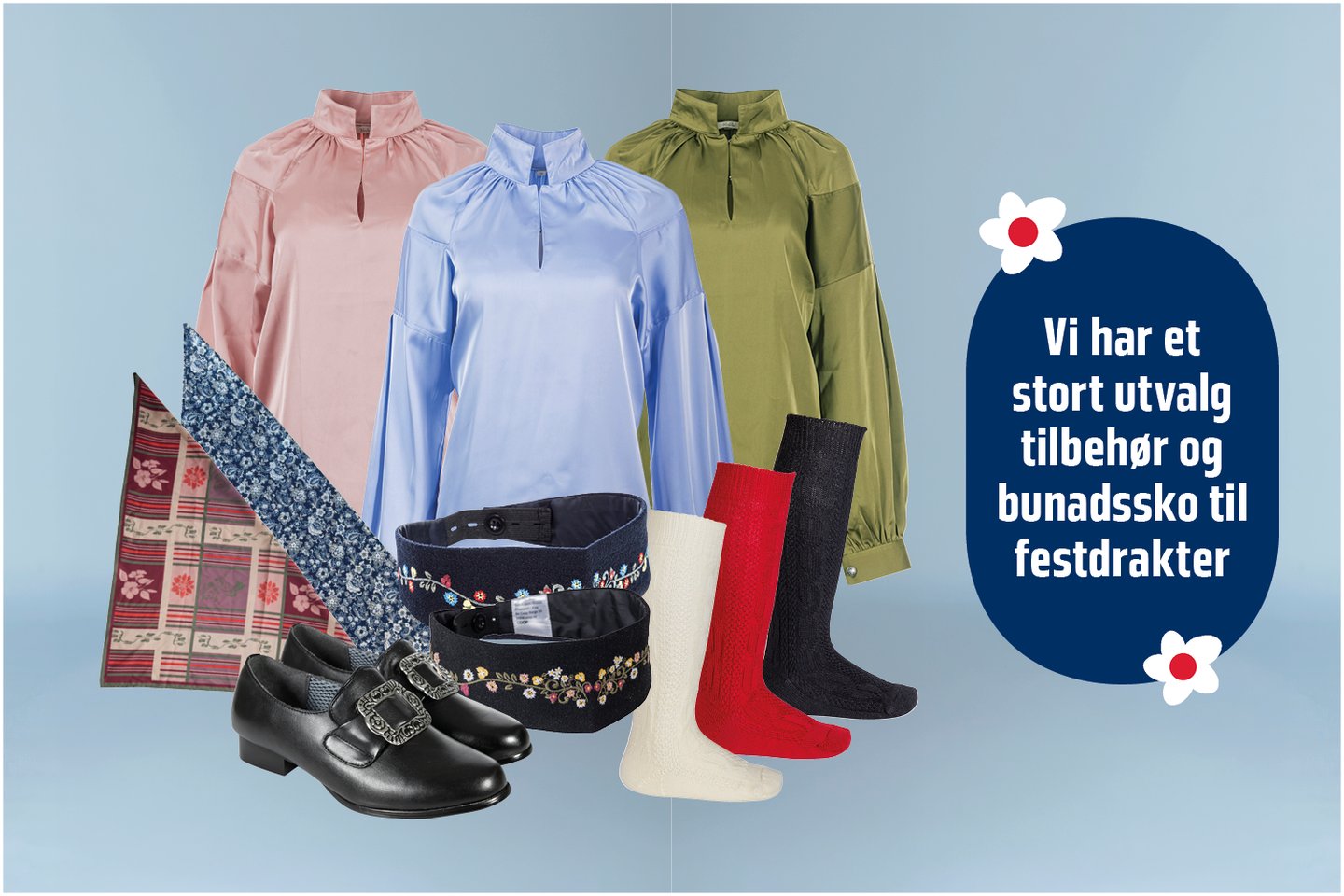 Tilbehør til festdrakt
