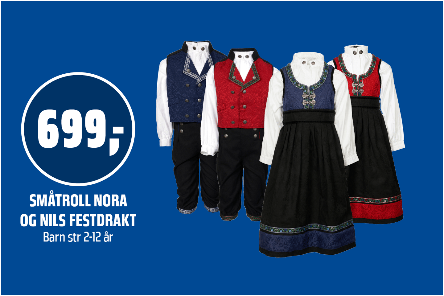 Nora og Nils festdrakt