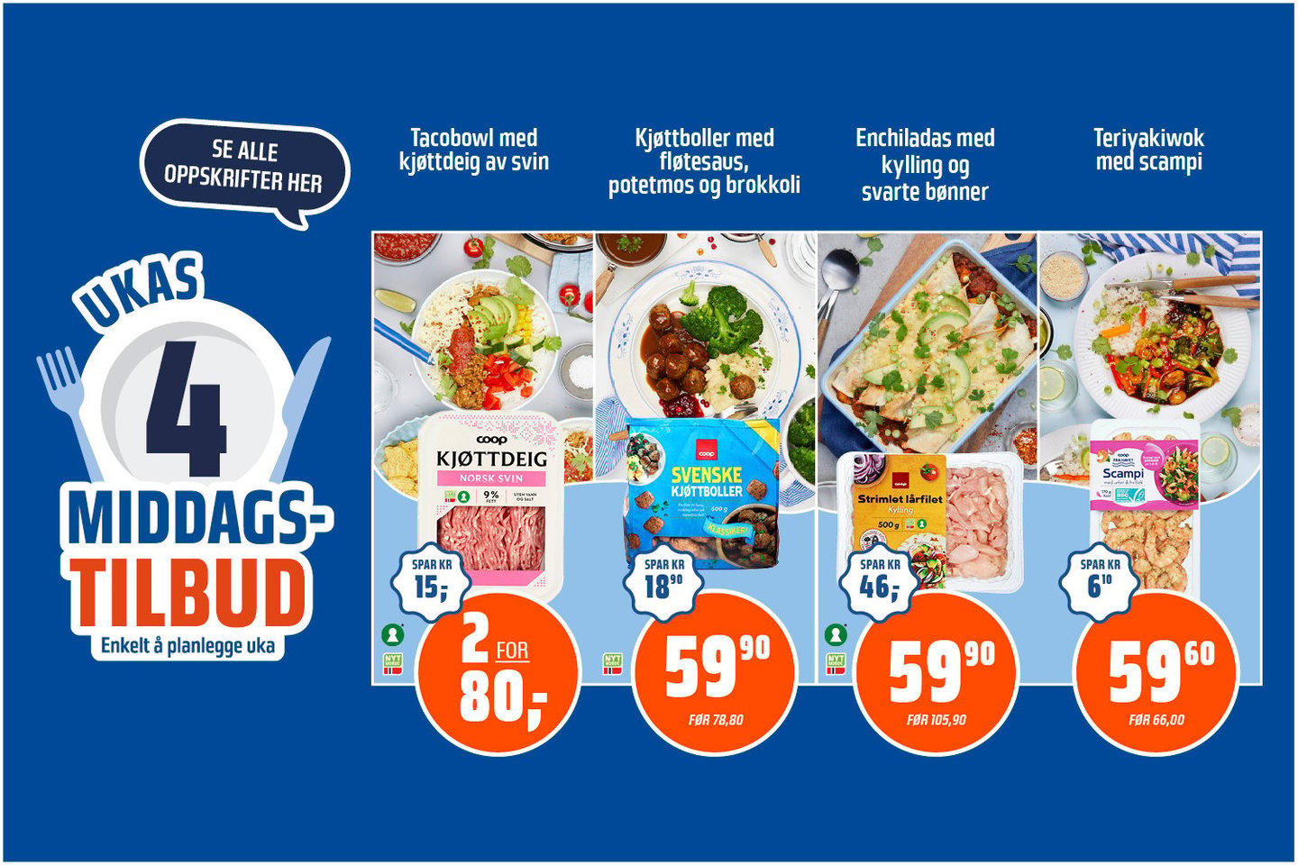 Ukas middagstilbud uke 21