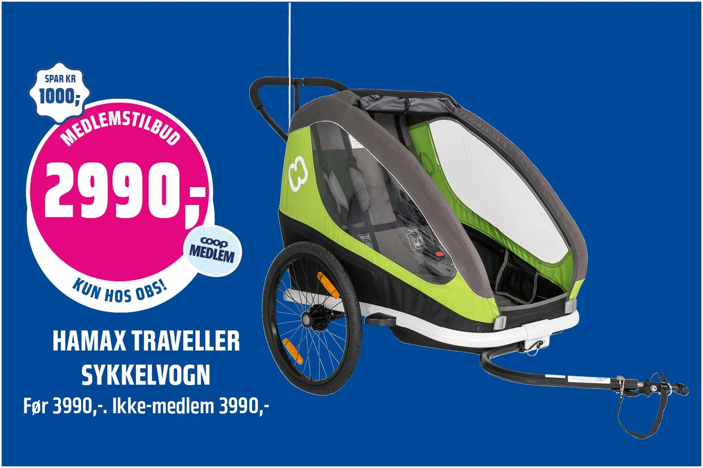 Hamax sykkelvogn