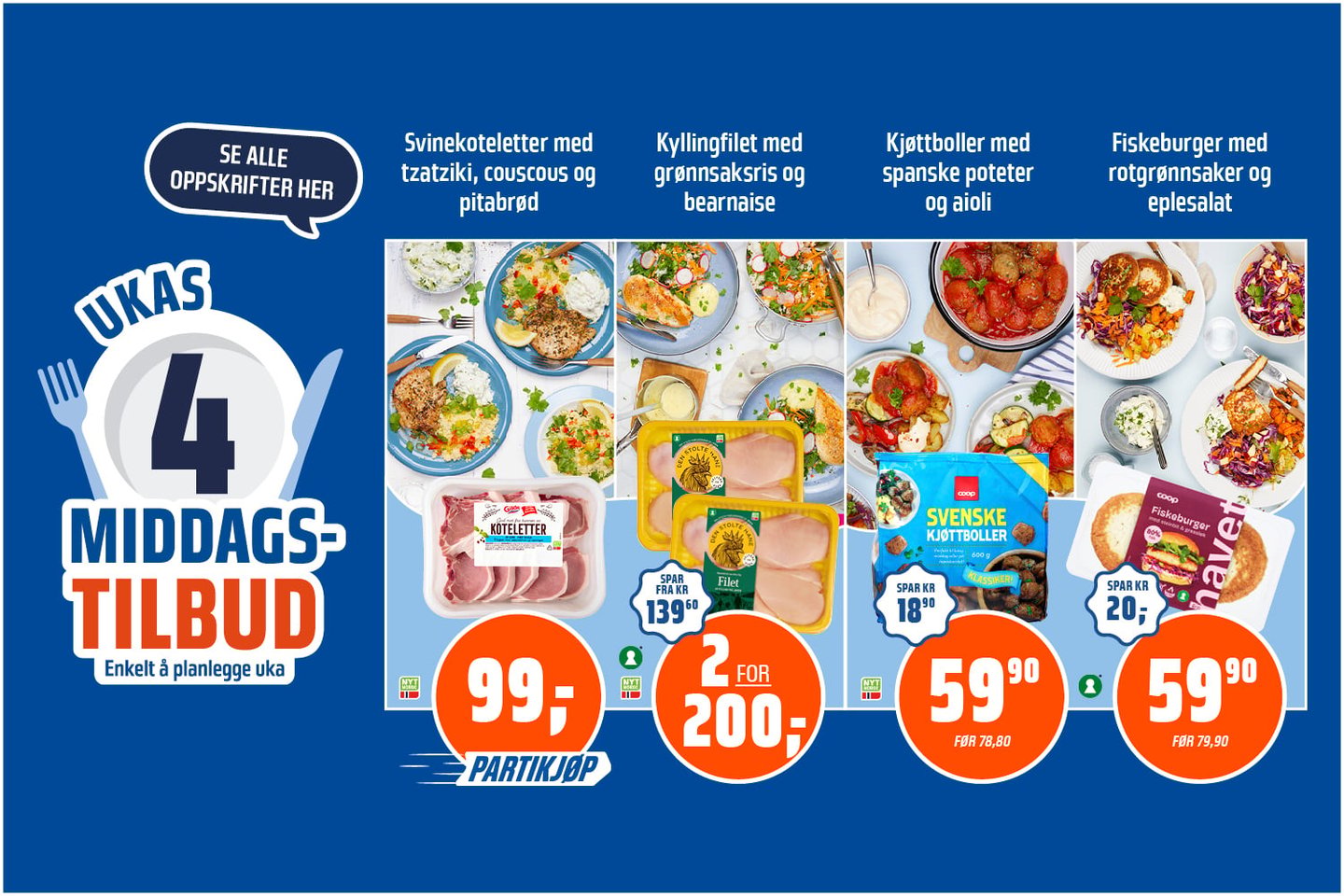 Ukas middagstilbud