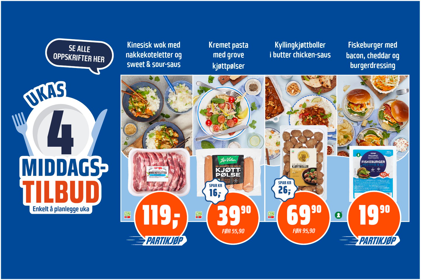 Ukas middagstilbud