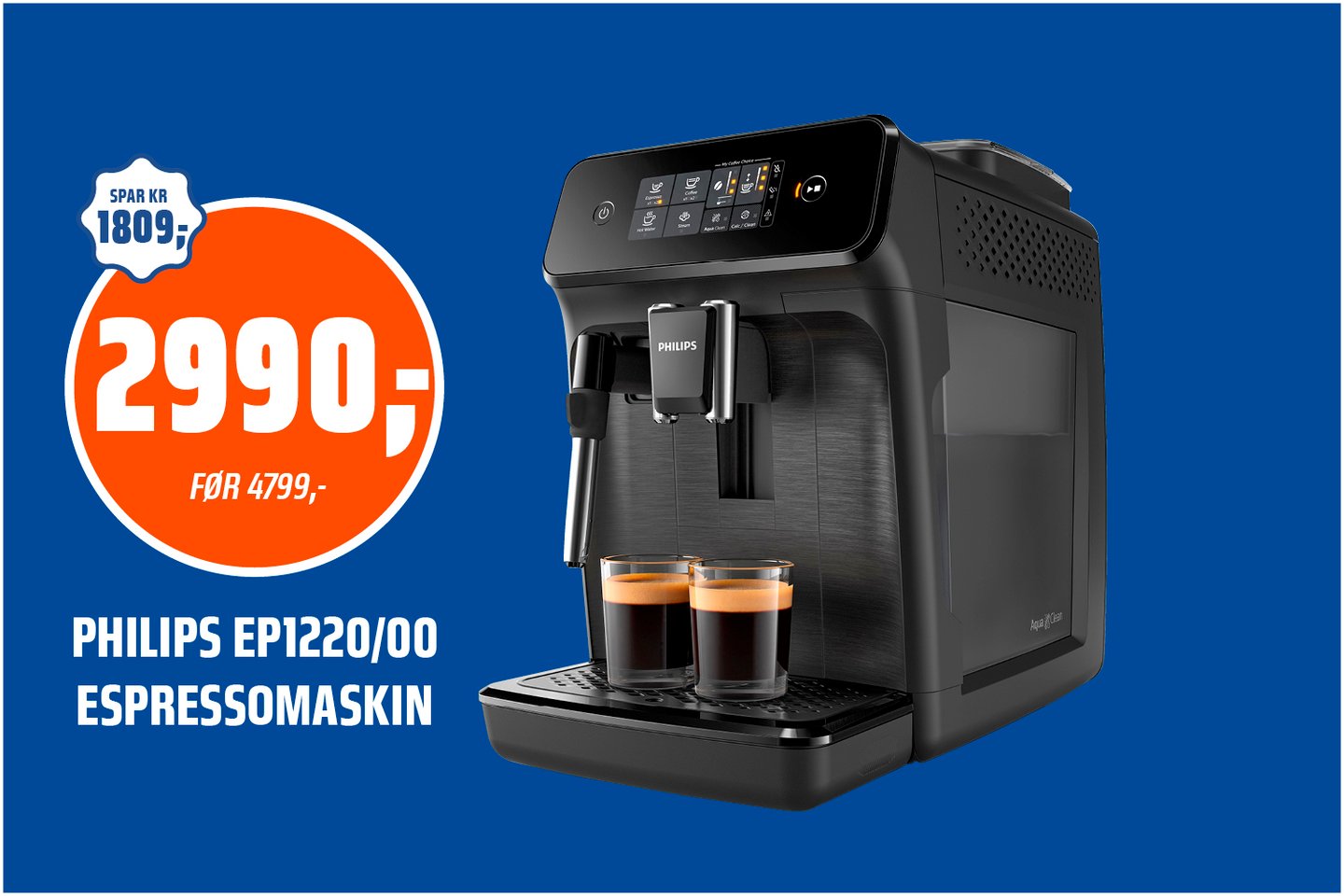 Philips espressomaskin