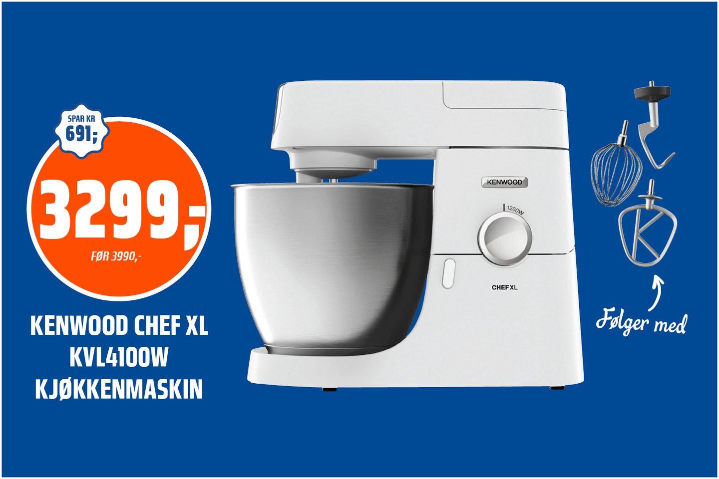 Kenwood kjøkkenmaskin