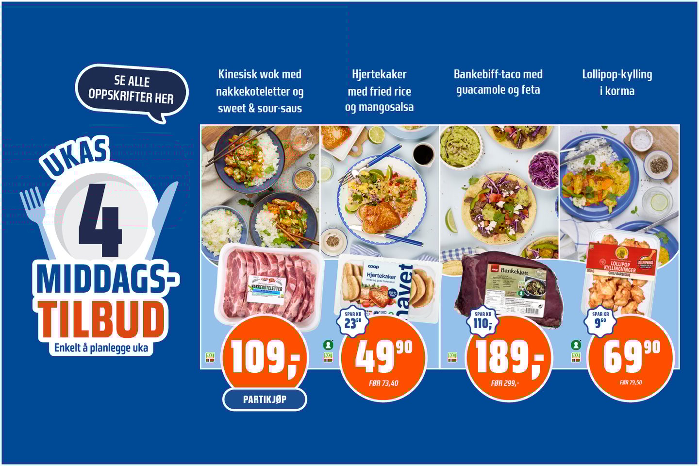 Ukas middagstilbud uke 5