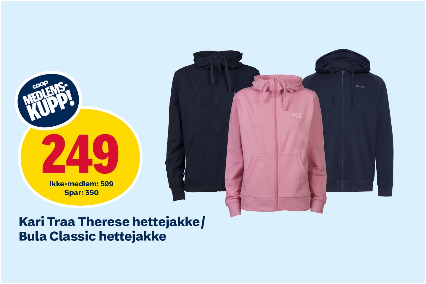 Kari Traa og Bula hettejakke