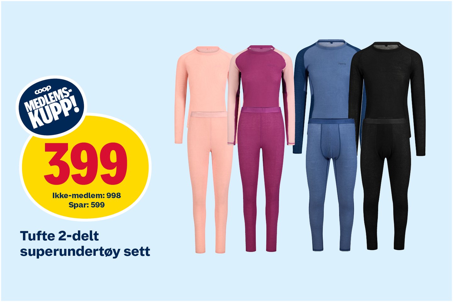 Tufte superundertøy