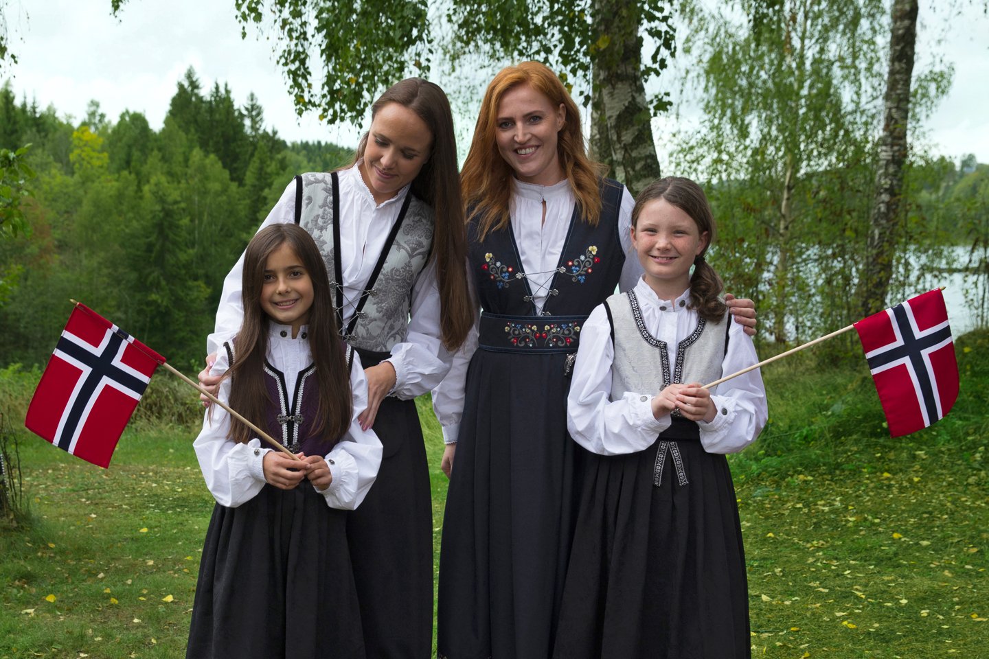 Festdrakt til hele familien