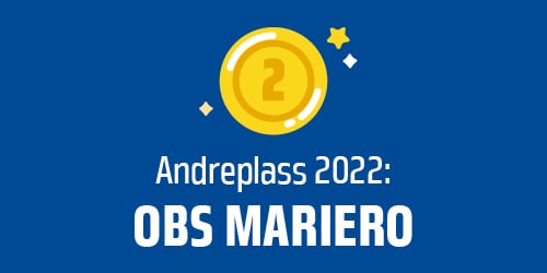 2. plass 2022 - Obs Mariero