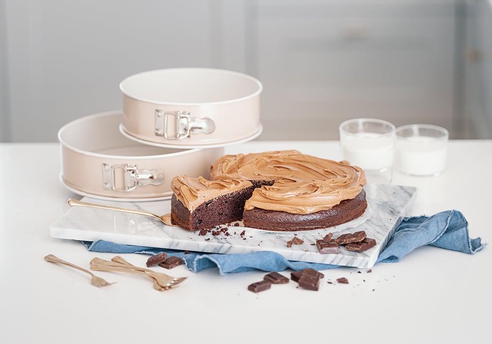 Sjokoladekake med skikkelig digg glasur