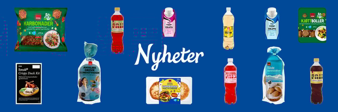Mange nyheter fra våre egne merkevarer