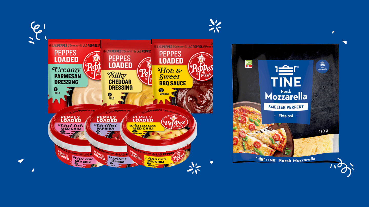 Peppes pizza, Tine ost