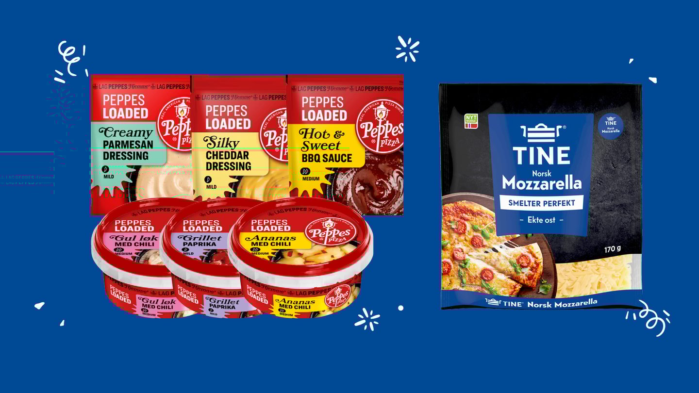 Peppes pizza, Tine ost