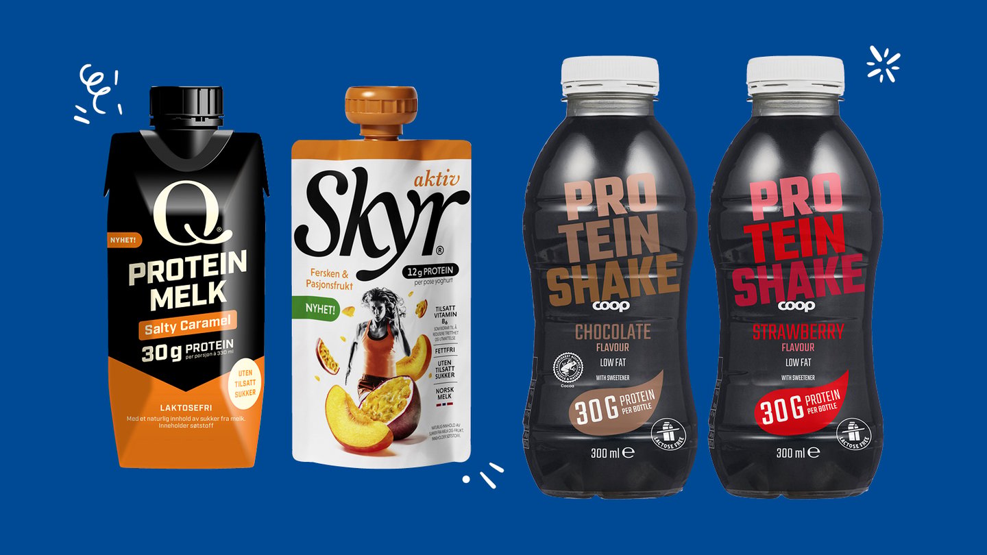 Proteinnyheter når du er på farten