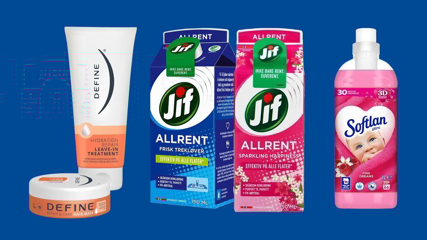 Hårpleie og vaskemiddel