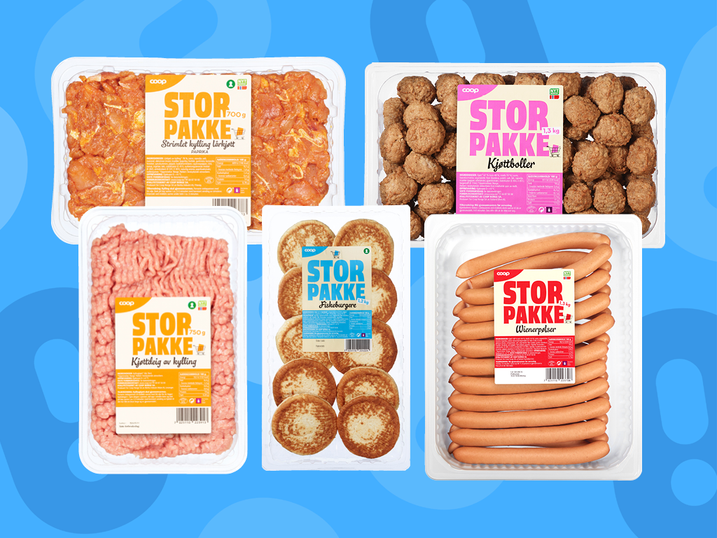 Stor pakke-produkter