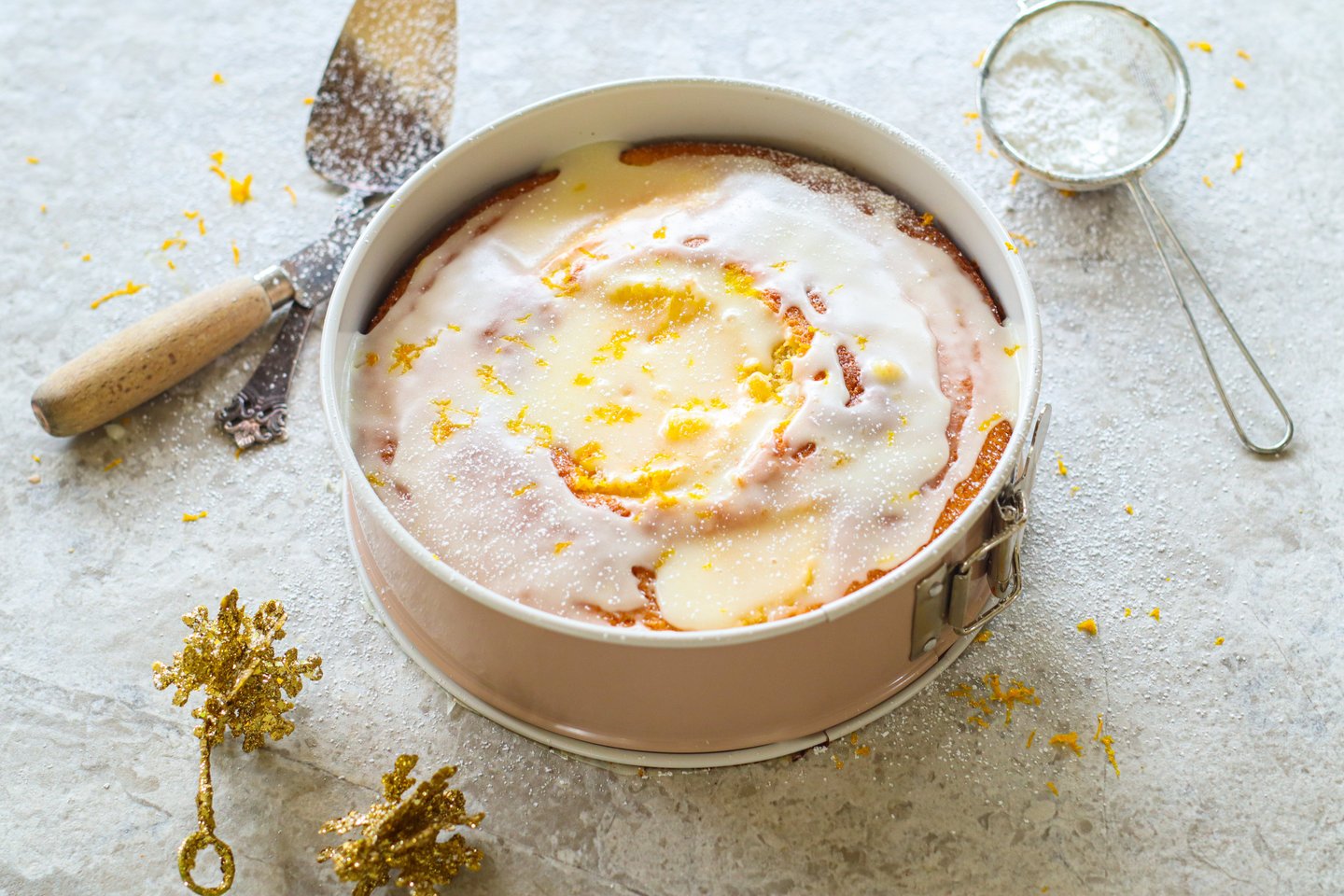 Appelsin- og vaniljekake