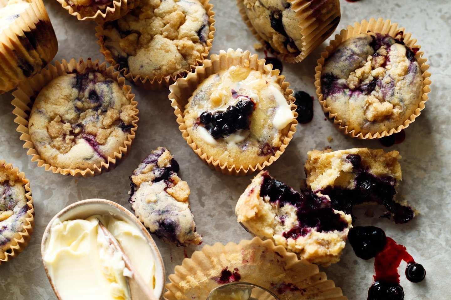 Blåbærmuffins