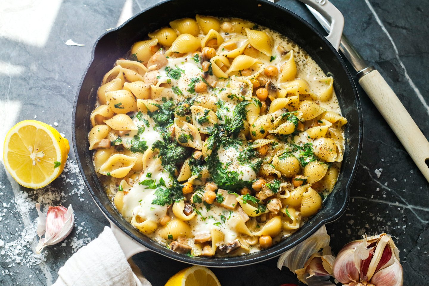 One pot-pasta- og soppgryte