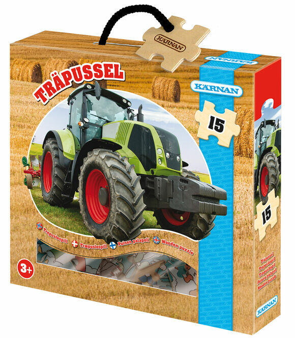 Trepuslespill traktor