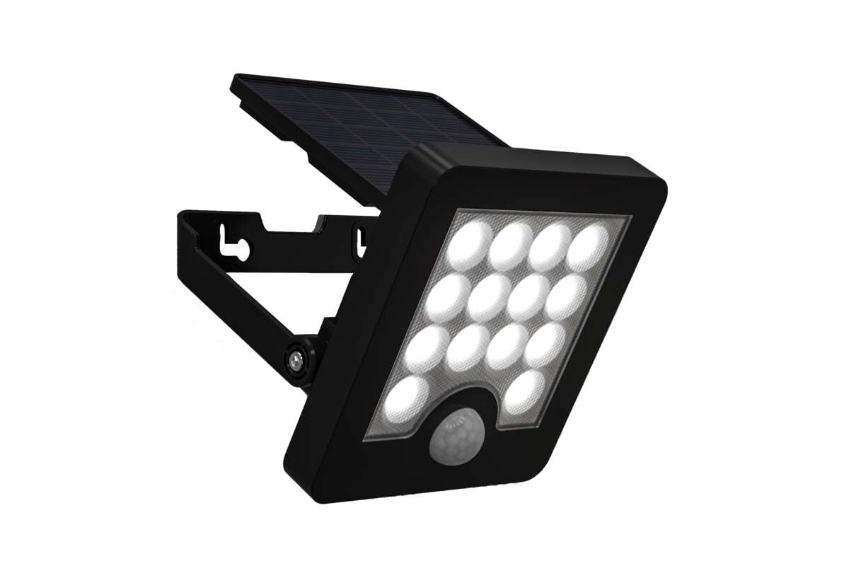 Solcelle LED bevegelsesdetektor