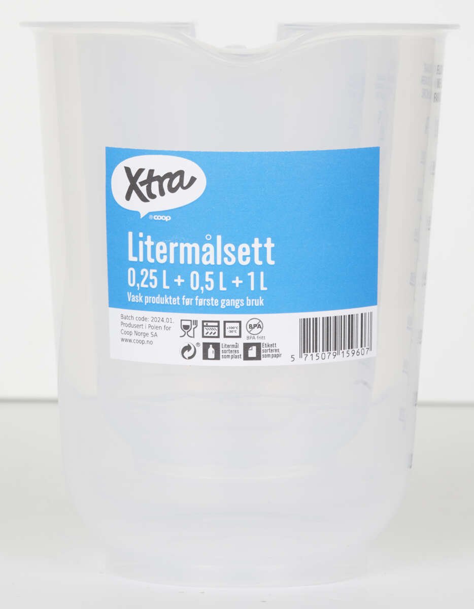 Xtra litermål 3 stk
