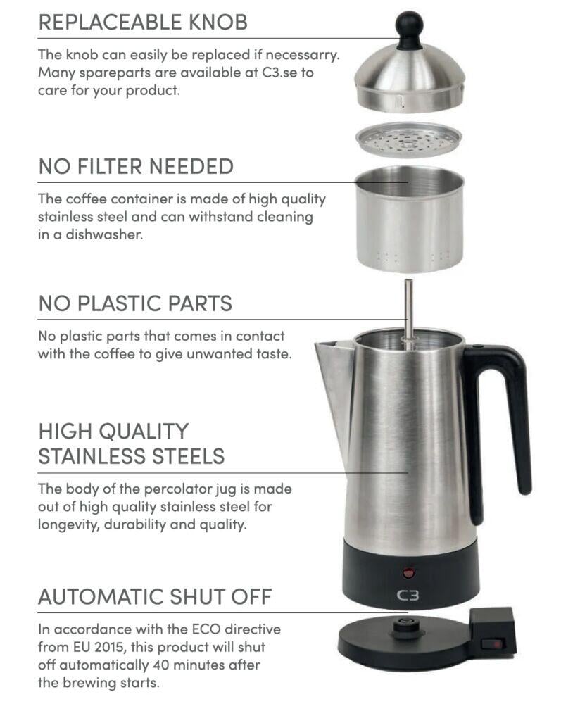 C3 Design perkulator